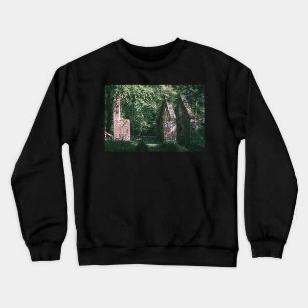 Watermill Ruins Crewneck Sweatshirt by Errne